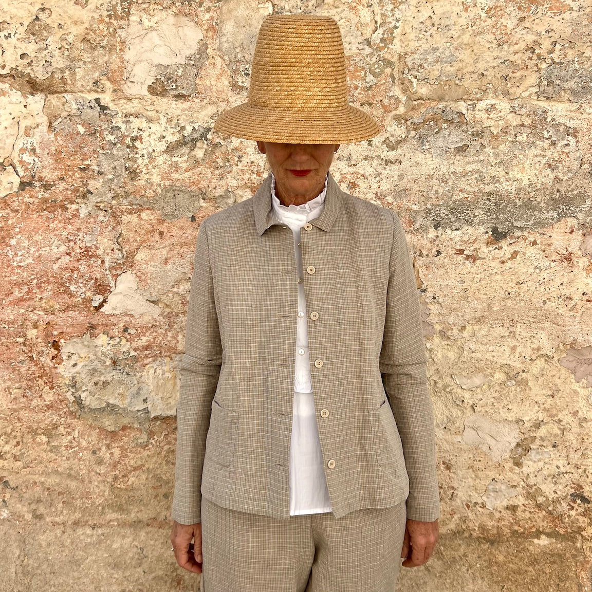 ApuntoB Jacket 1846 – Italian Linen Cotton Cropped Boxy Jacket