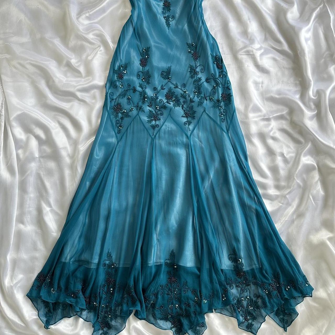 Adrianna Papell Women's Blue and Brown Dress