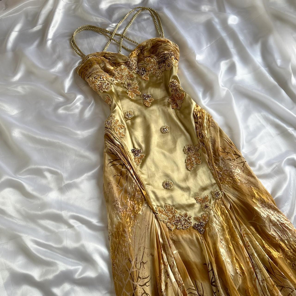 Women's Gold Dress