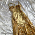 Women's Gold Dress