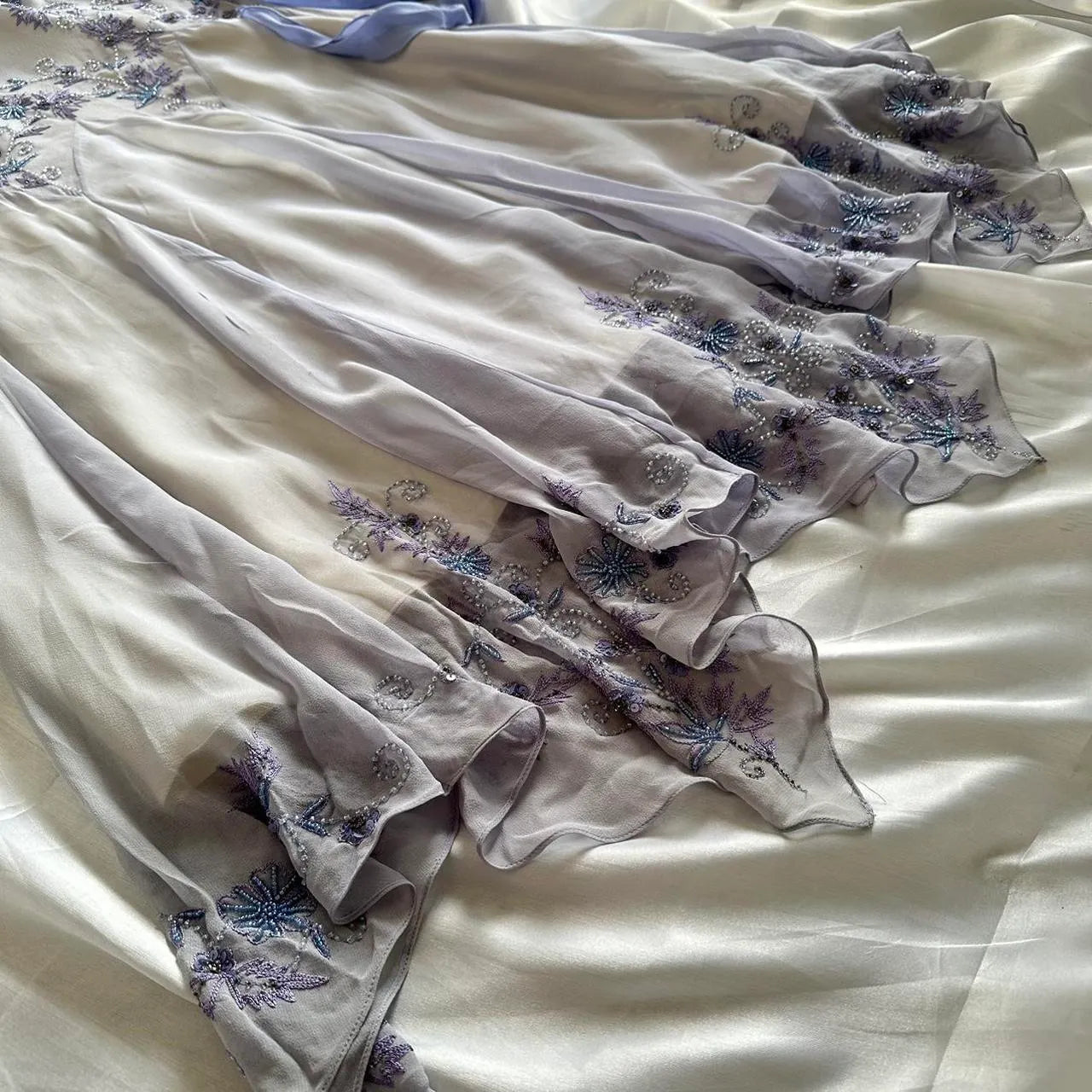 Women's Purple and Blue Dress