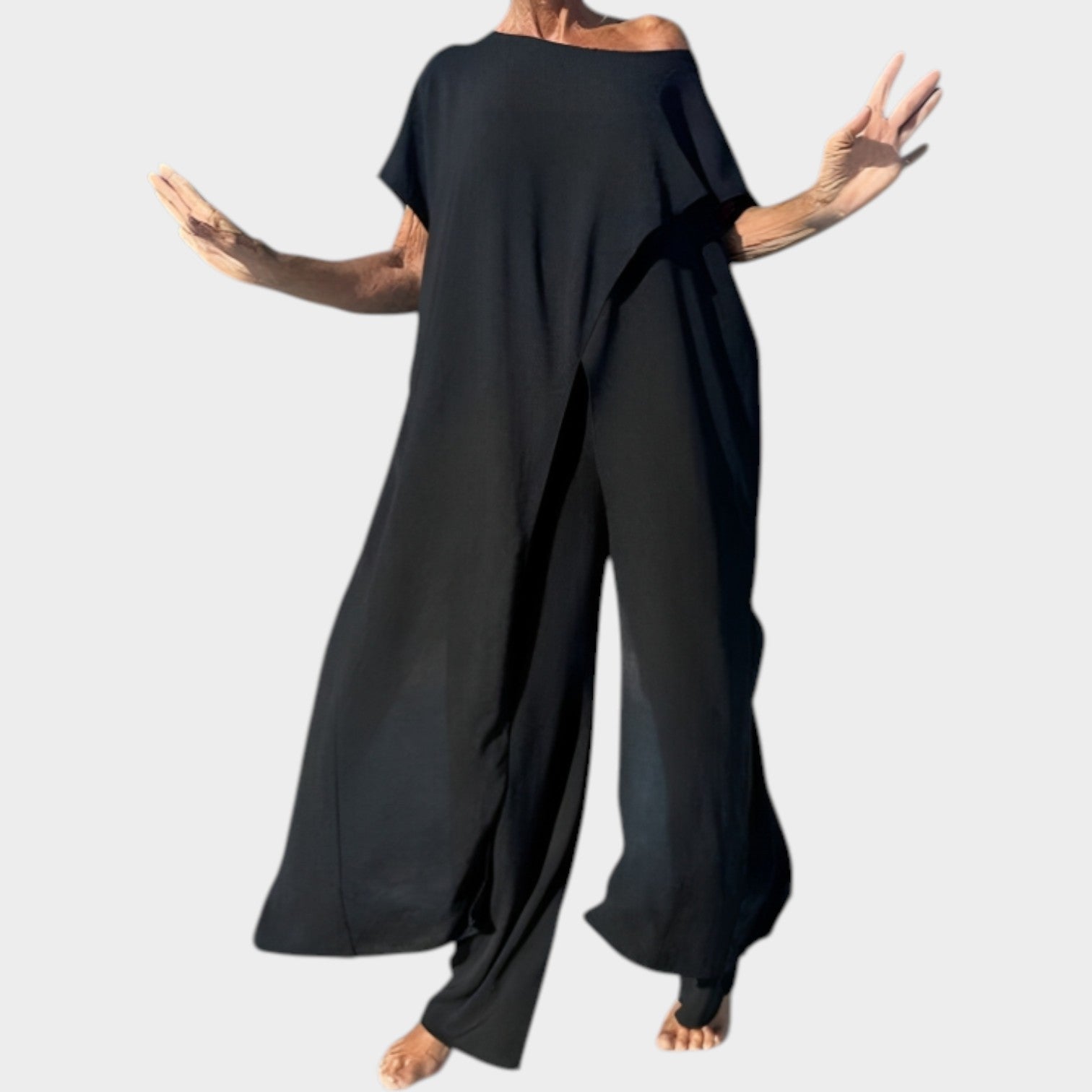 Effortless Wide-Leg Two-Piece Set