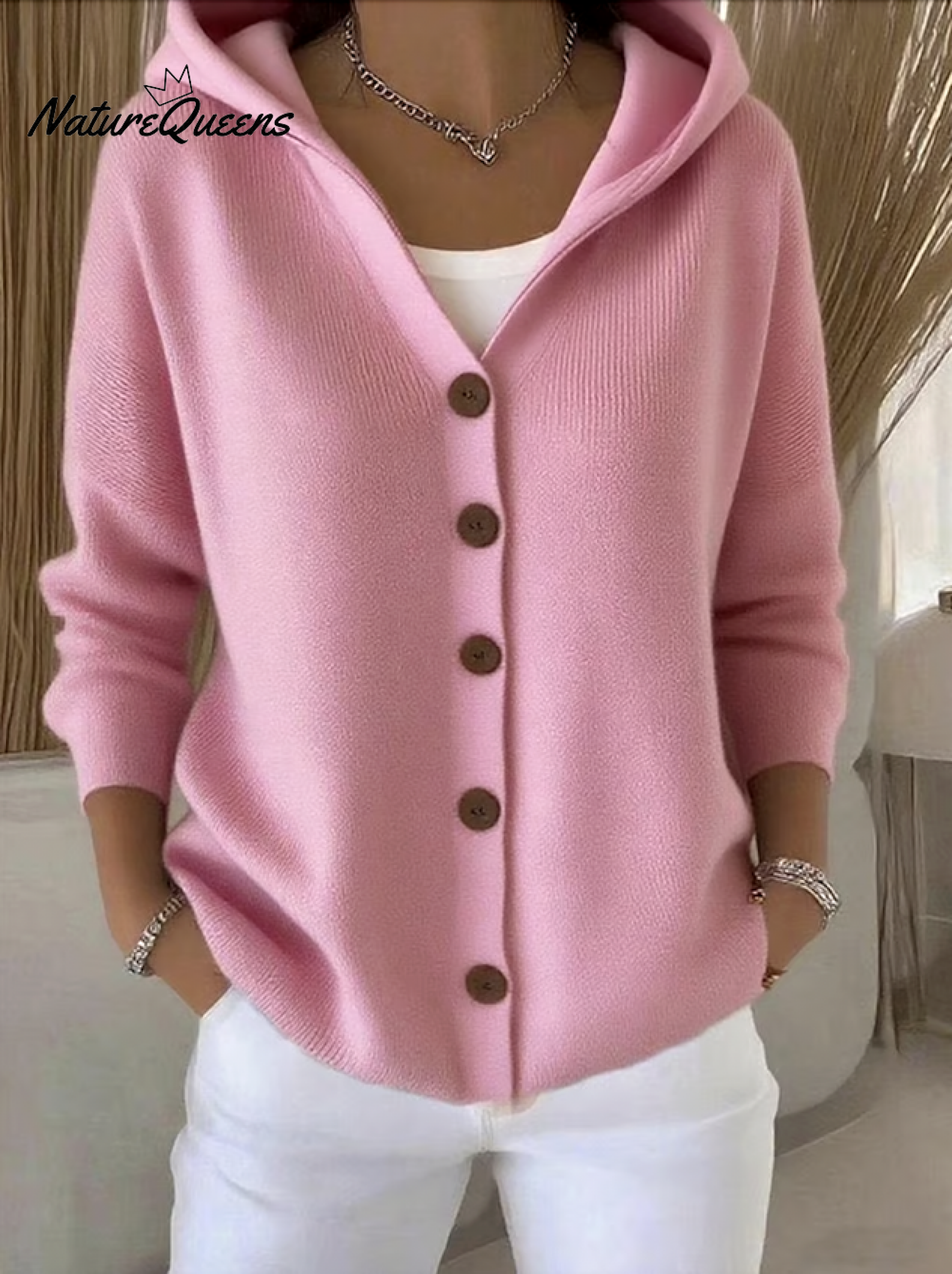 Women knit Long Sleeve Comfy Casual Cardigan