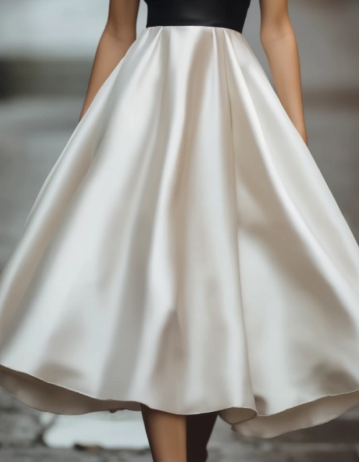 Satin Midi Dress