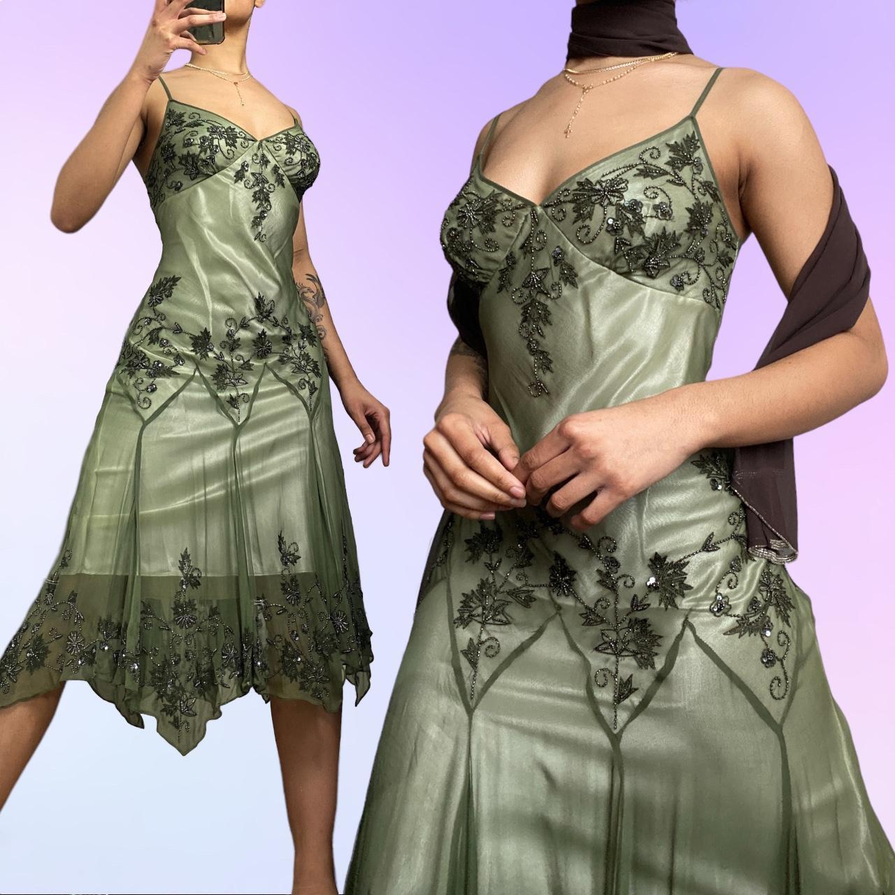 Adrianna Papell Women's Green Dress