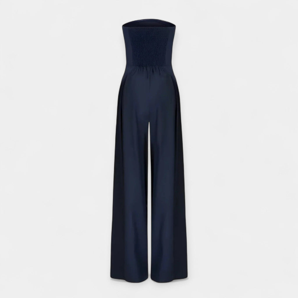 Strapless Jumpsuit with Corset