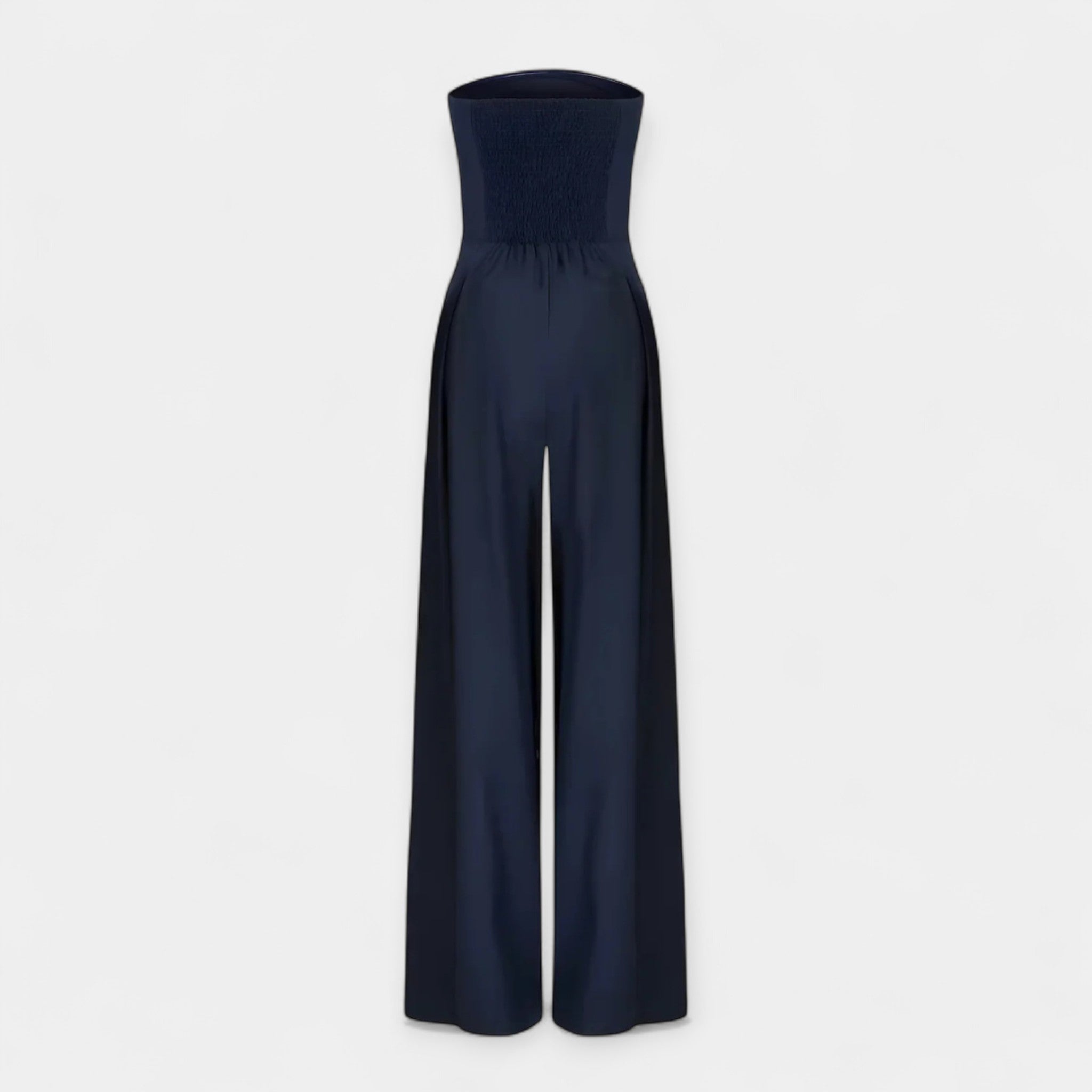 Strapless Jumpsuit with Corset