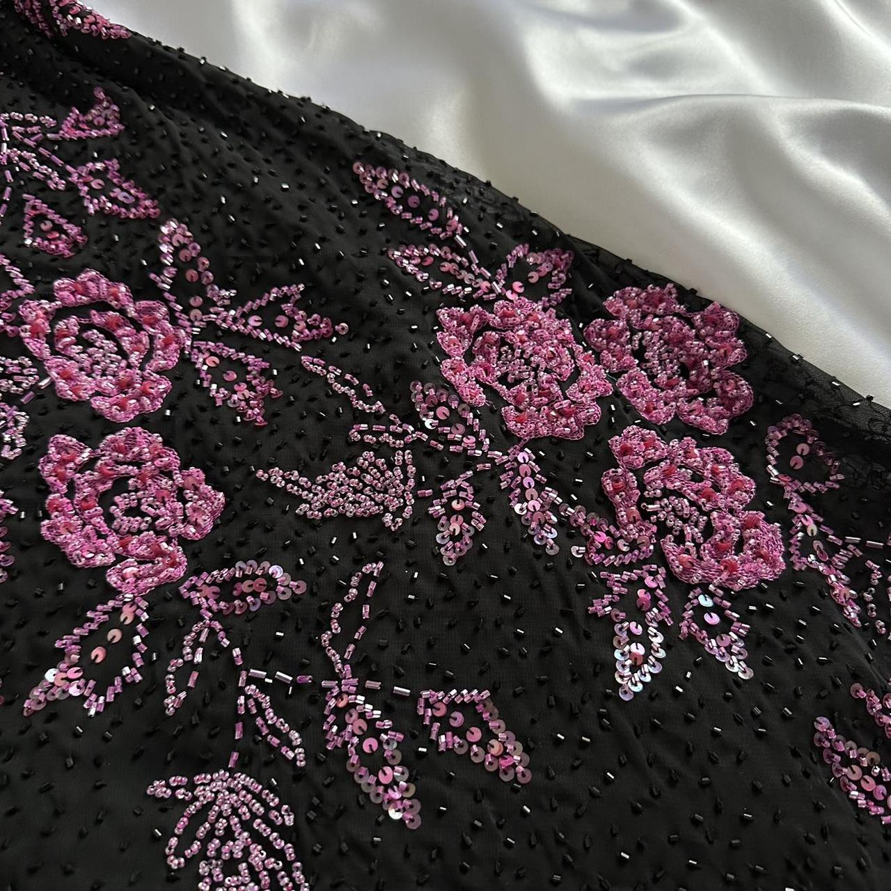 Women's Black and Pink Dress