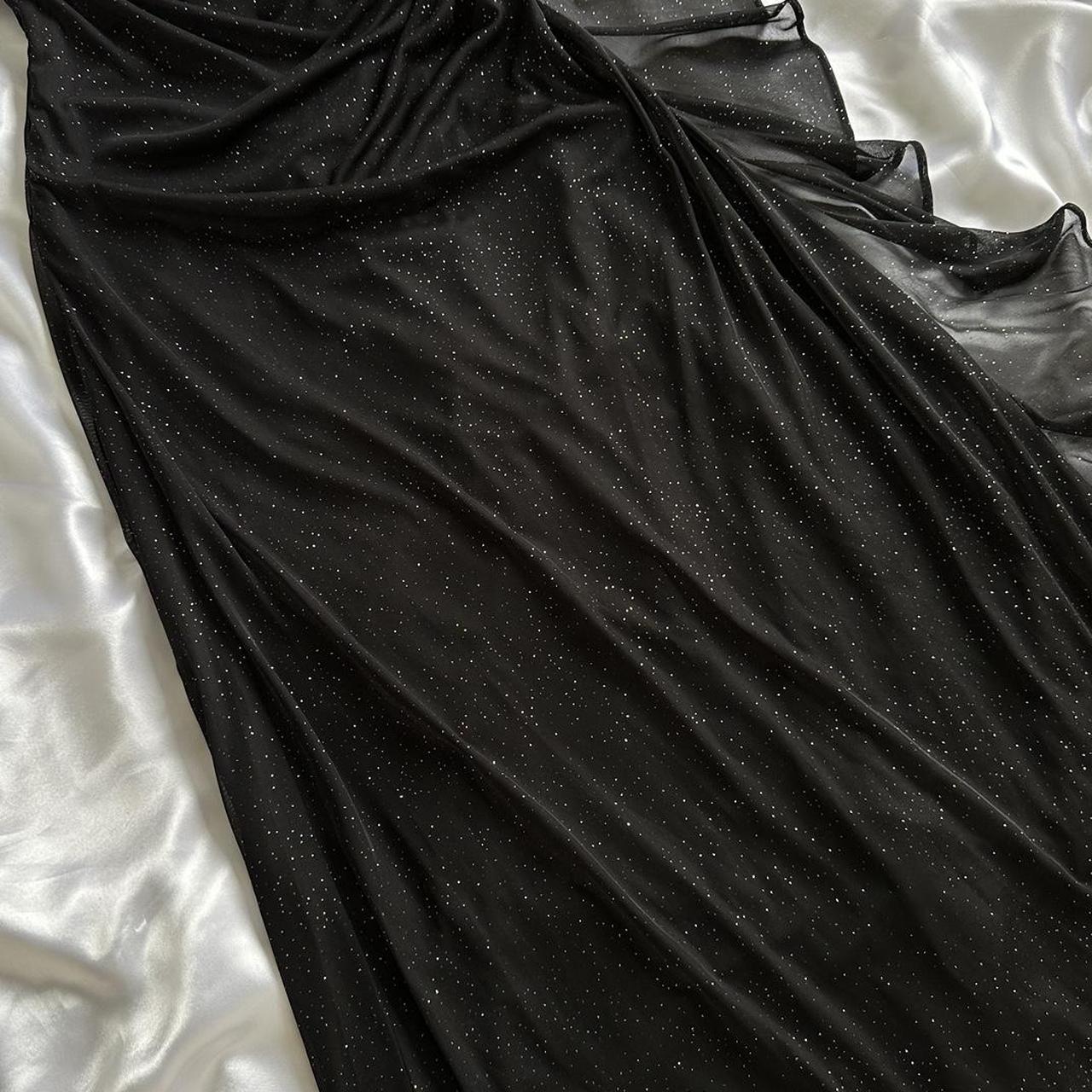 Betsy & Adam Women's Black and Gold Dress