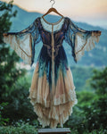Summer Holiday Ruffle Lace Contrast Dress 9e45