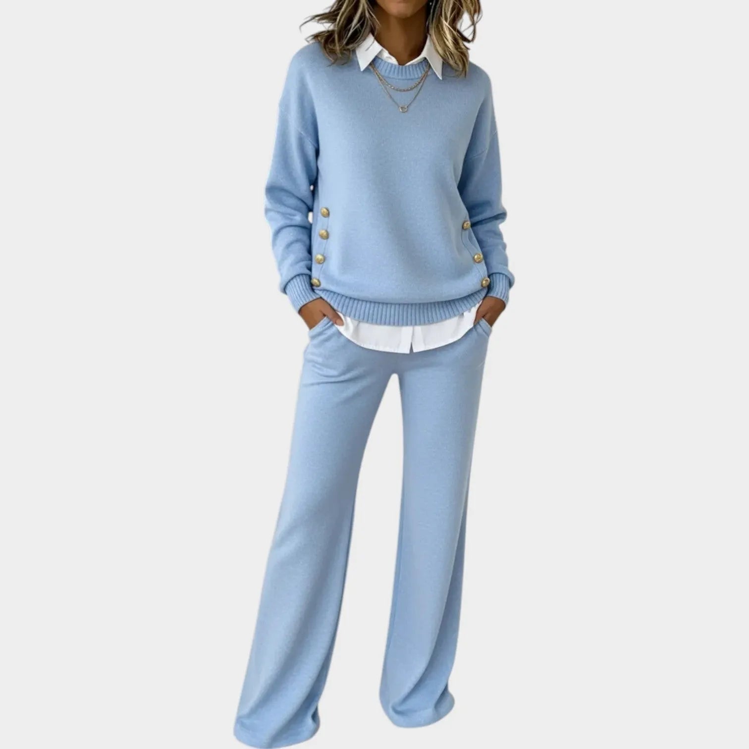 Elegant Knit Two-Piece Set