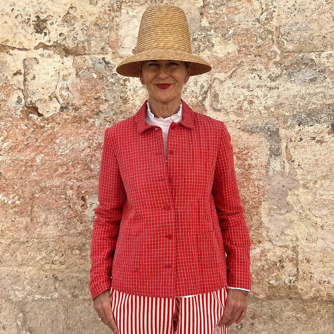 ApuntoB Jacket 1846 – Italian Linen Cotton Cropped Boxy Jacket