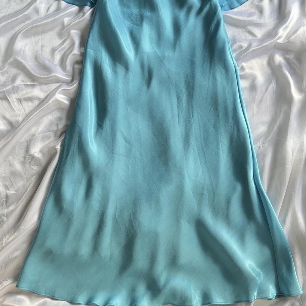 Betsy & Adam Women's Blue and Green Dress