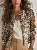 Modern Sand Zebra Print Blazer