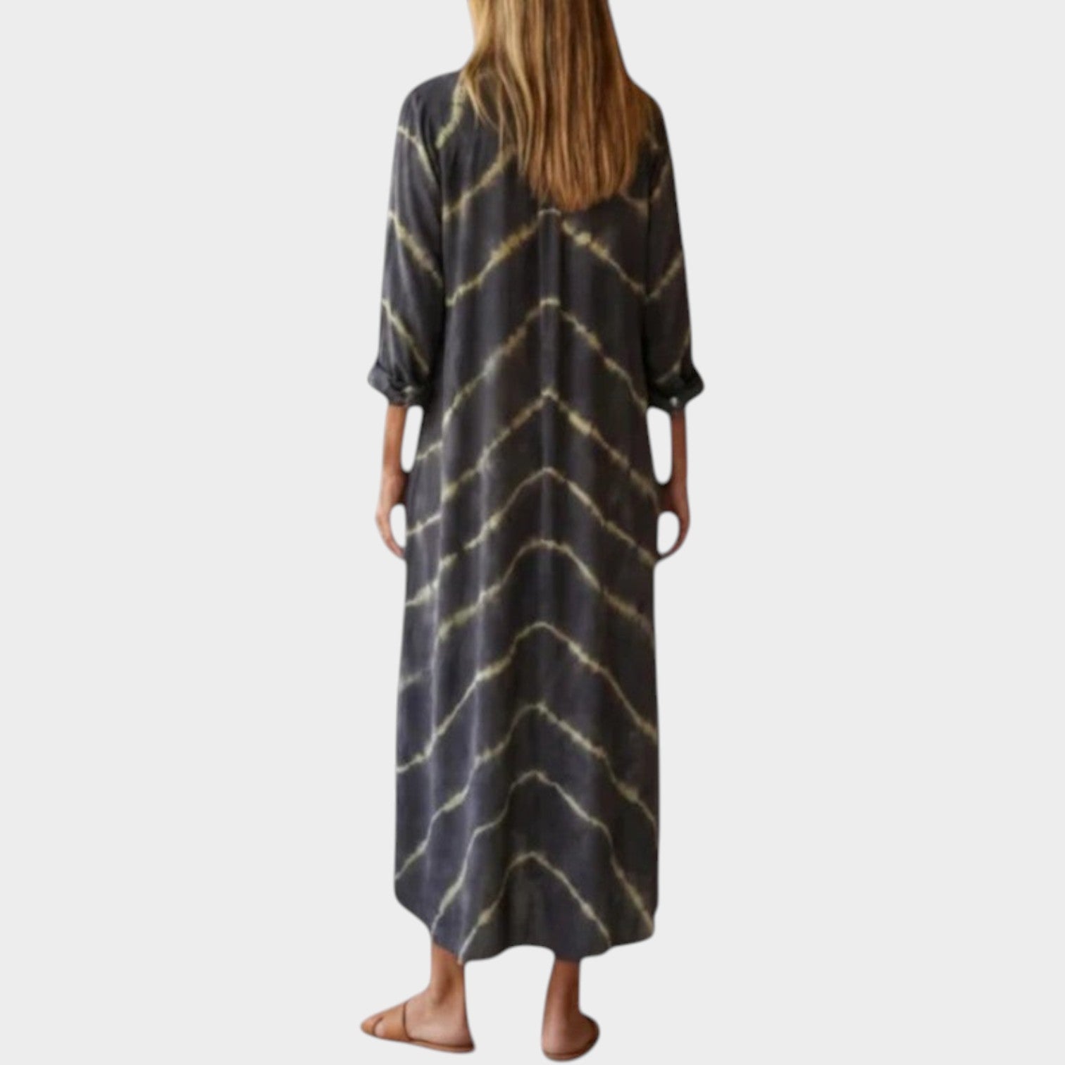 Relaxed Button Maxi Dress