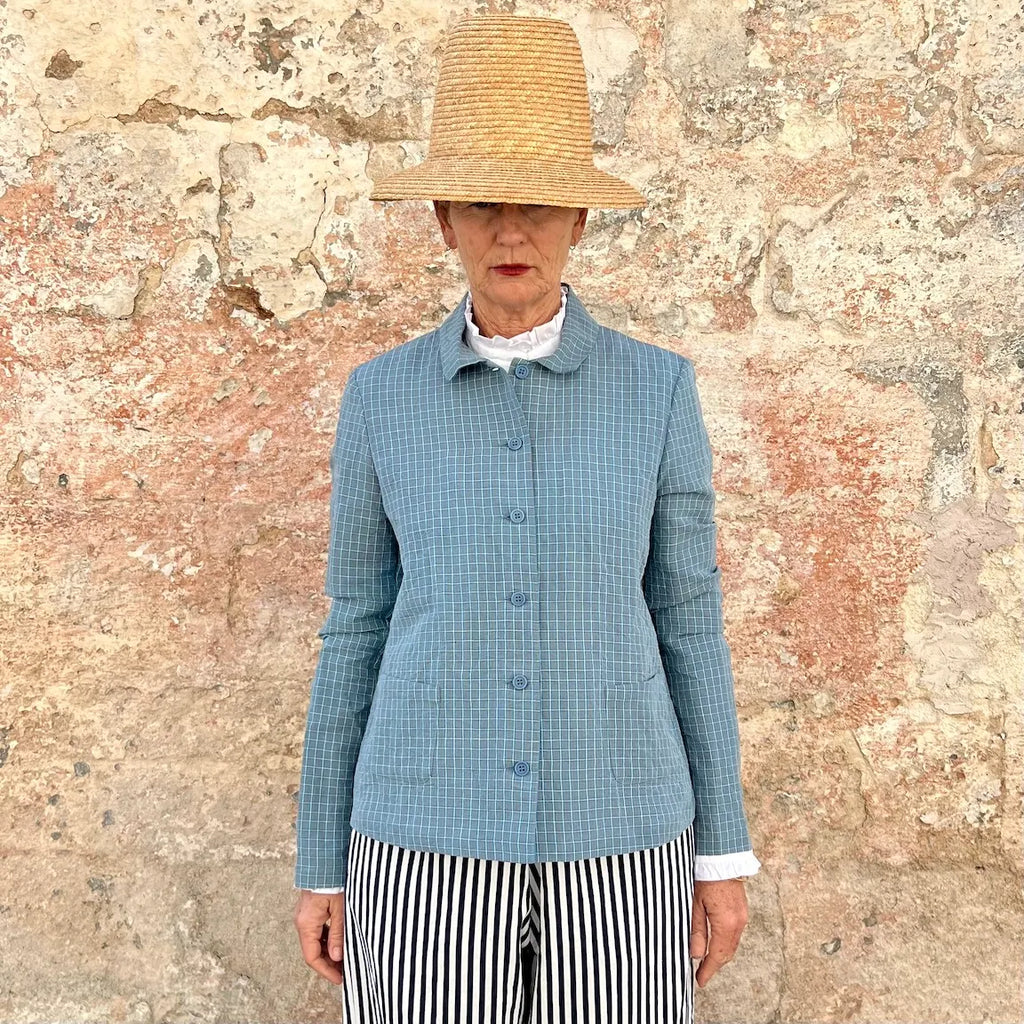ApuntoB Jacket 1846 – Italian Linen Cotton Cropped Boxy Jacket