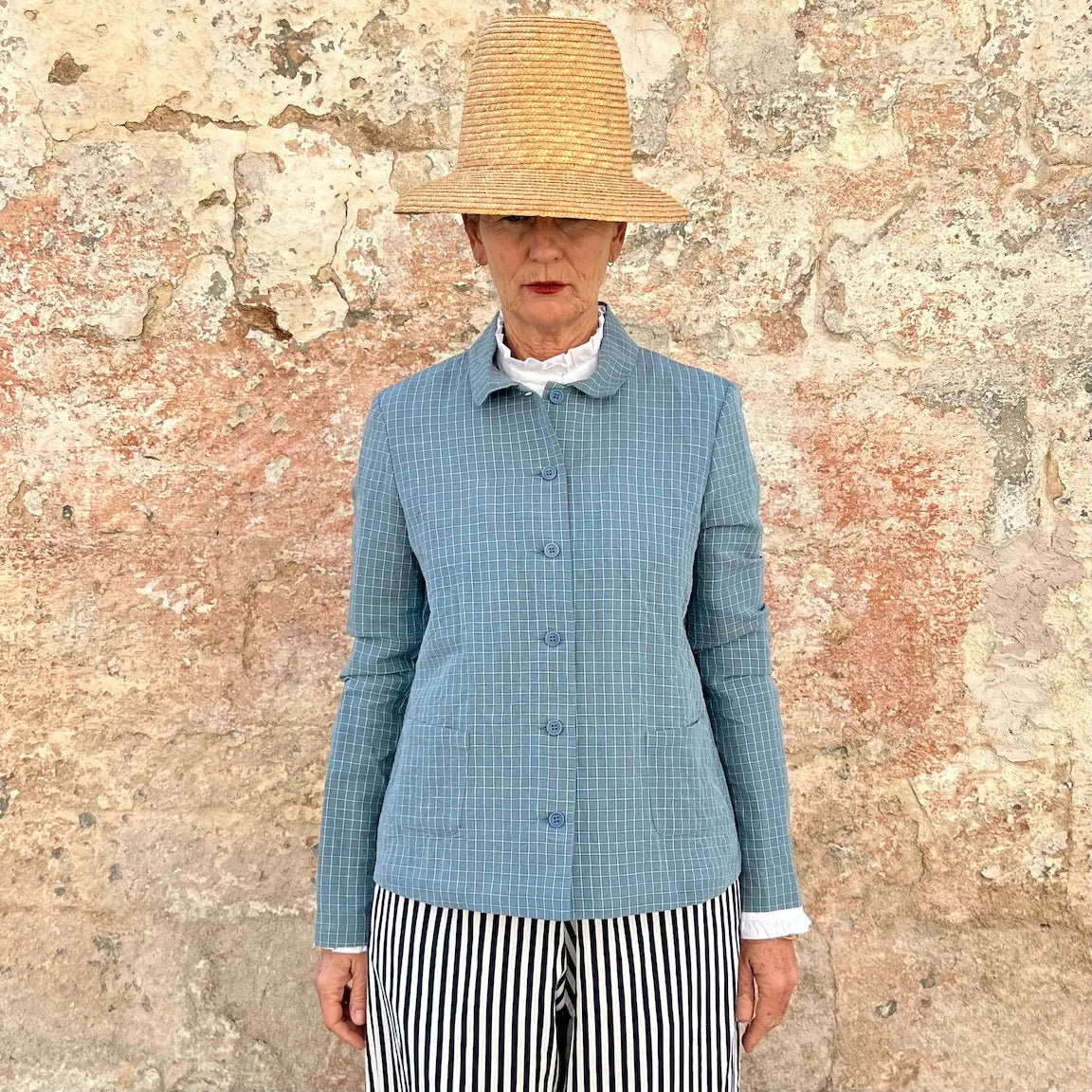 ApuntoB Jacket 1846 – Italian Linen Cotton Cropped Boxy Jacket