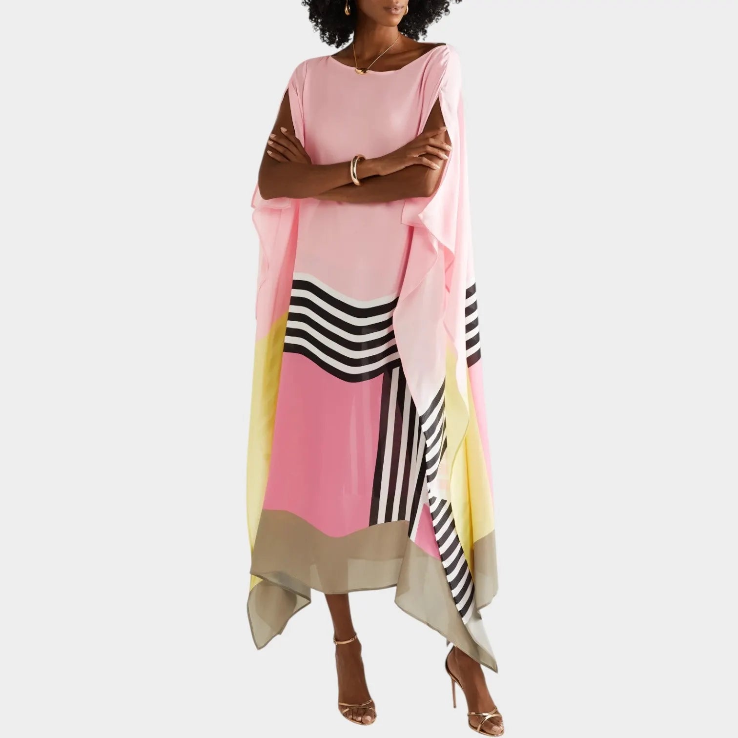Effortless Flow Asymmetrical Midi Dress