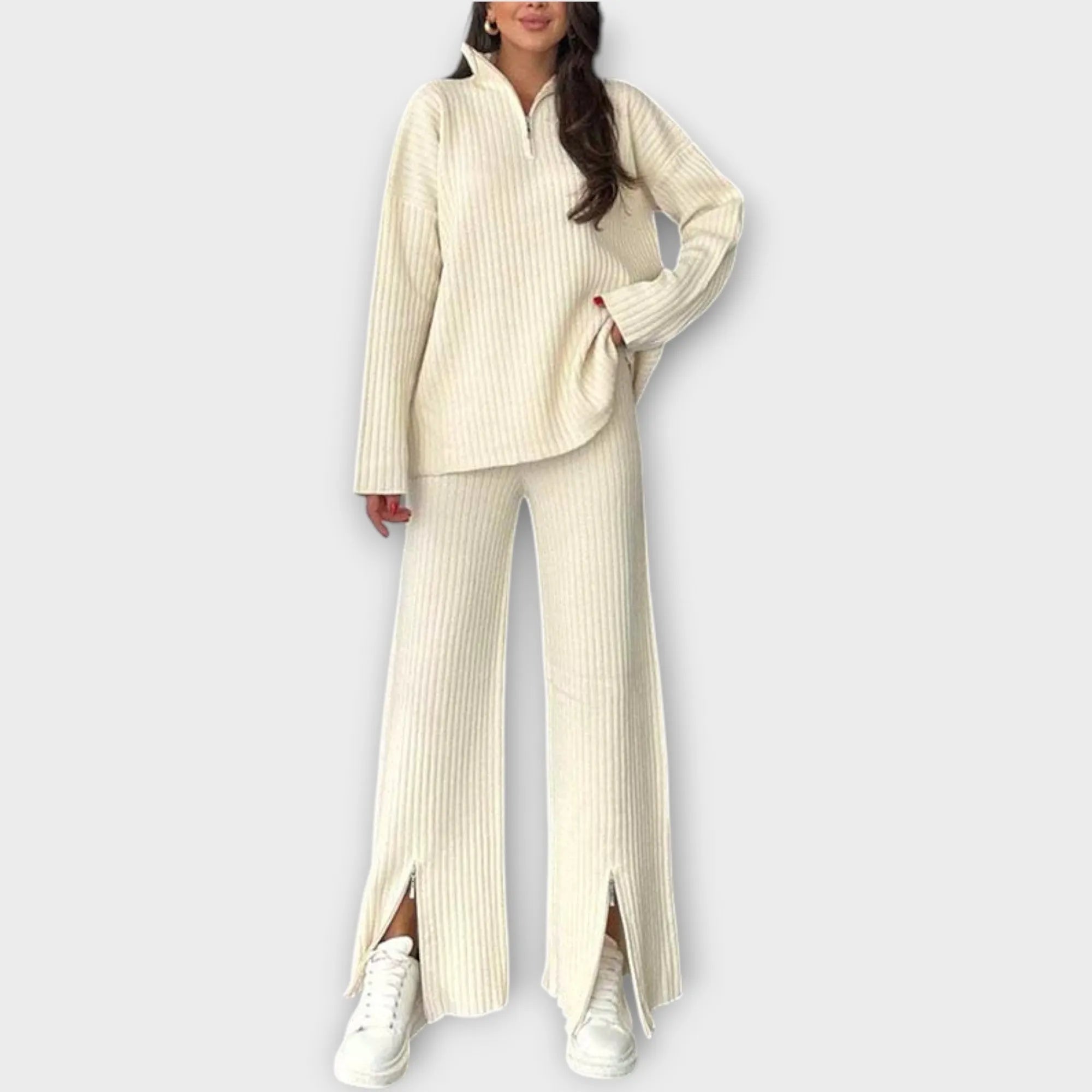 Ribbed Lounge Knit Set