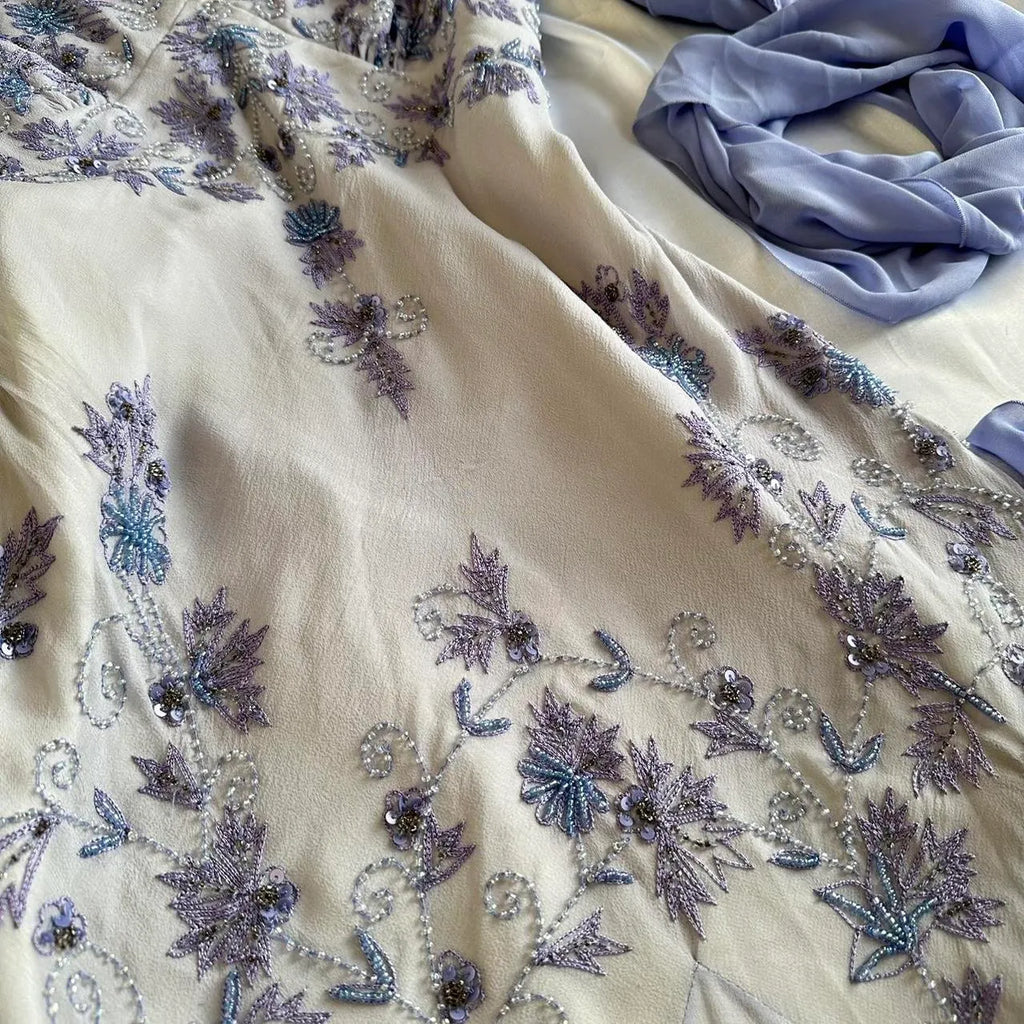 Women's Purple and Blue Dress