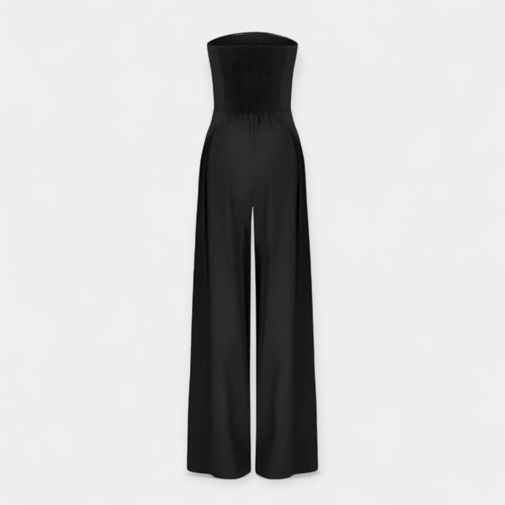 Strapless Jumpsuit with Corset
