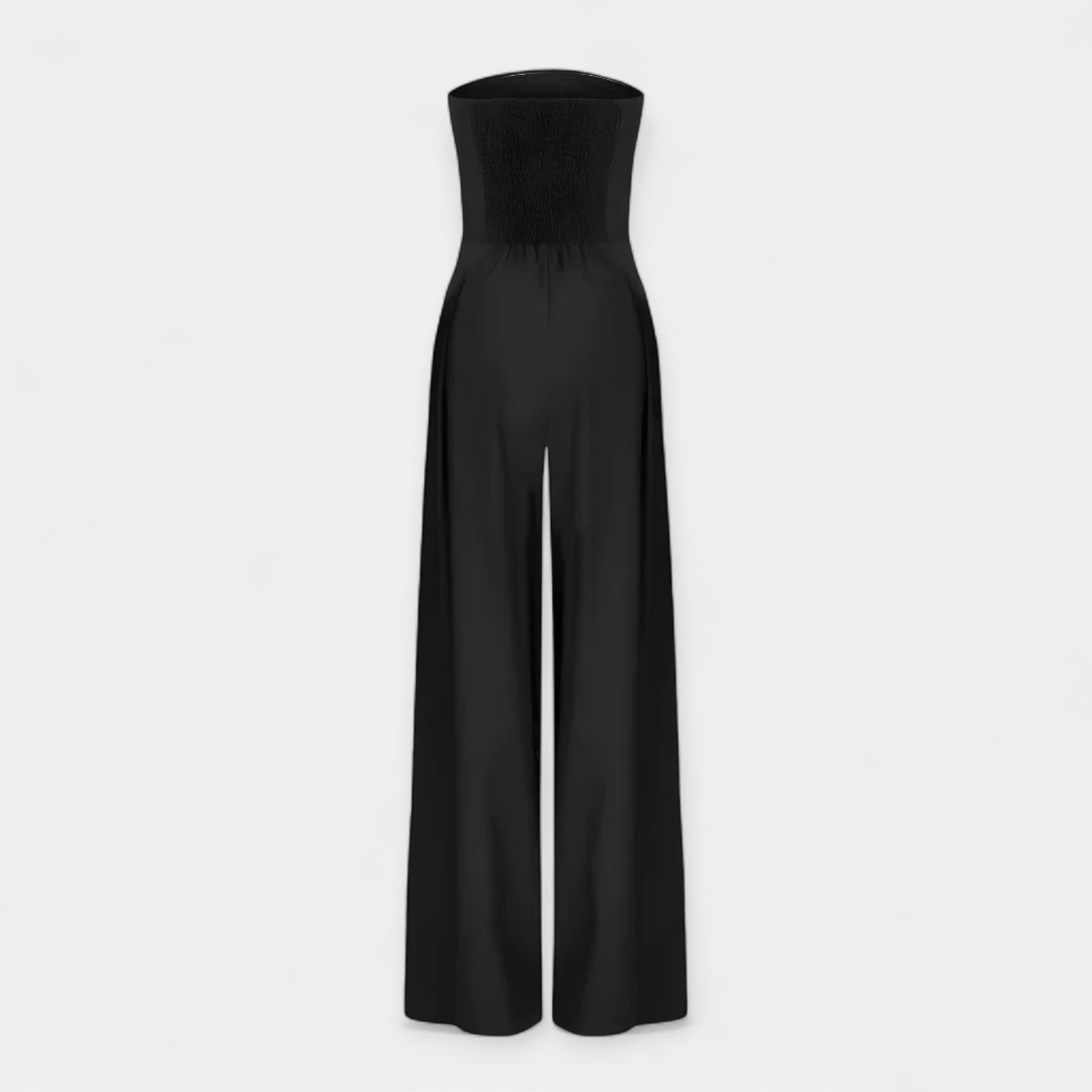 Strapless Jumpsuit with Corset
