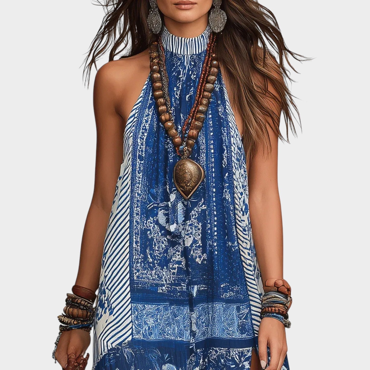 Coastal Breeze Boho Maxi Dress