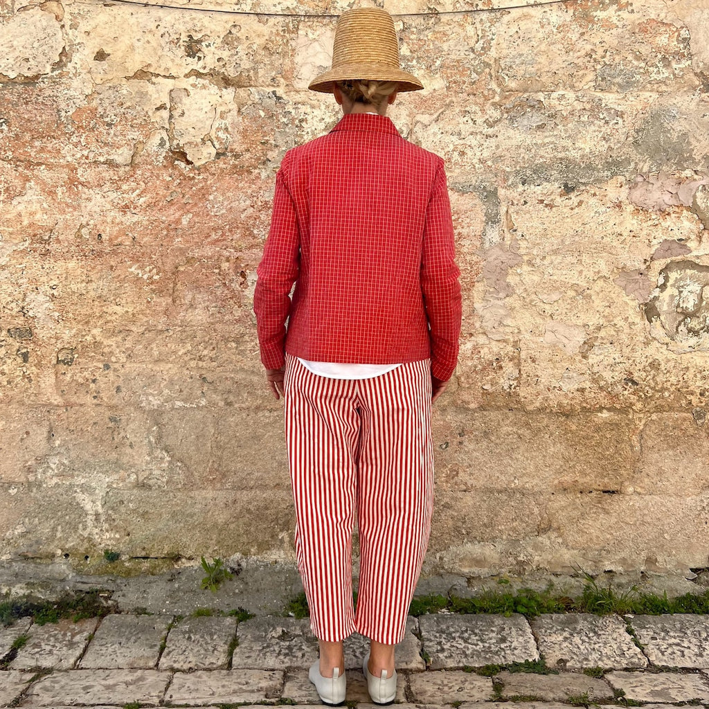 ApuntoB Jacket 1846 – Italian Linen Cotton Cropped Boxy Jacket
