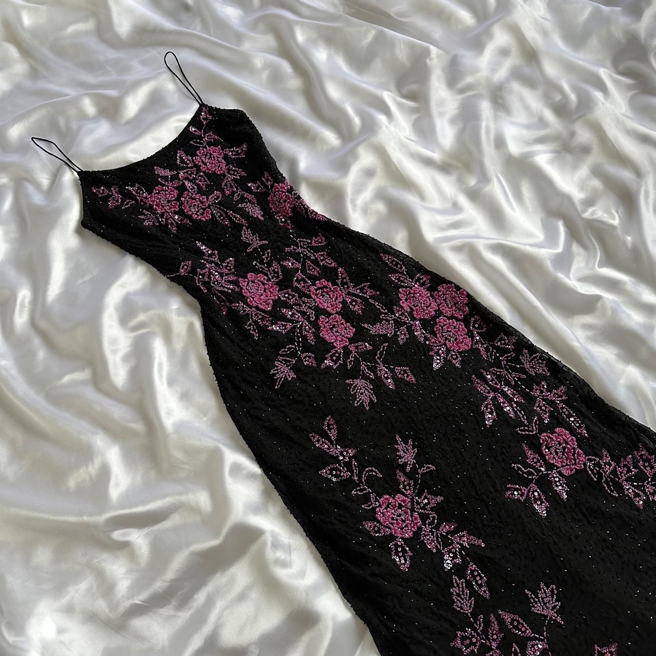 Women's Black and Pink Dress