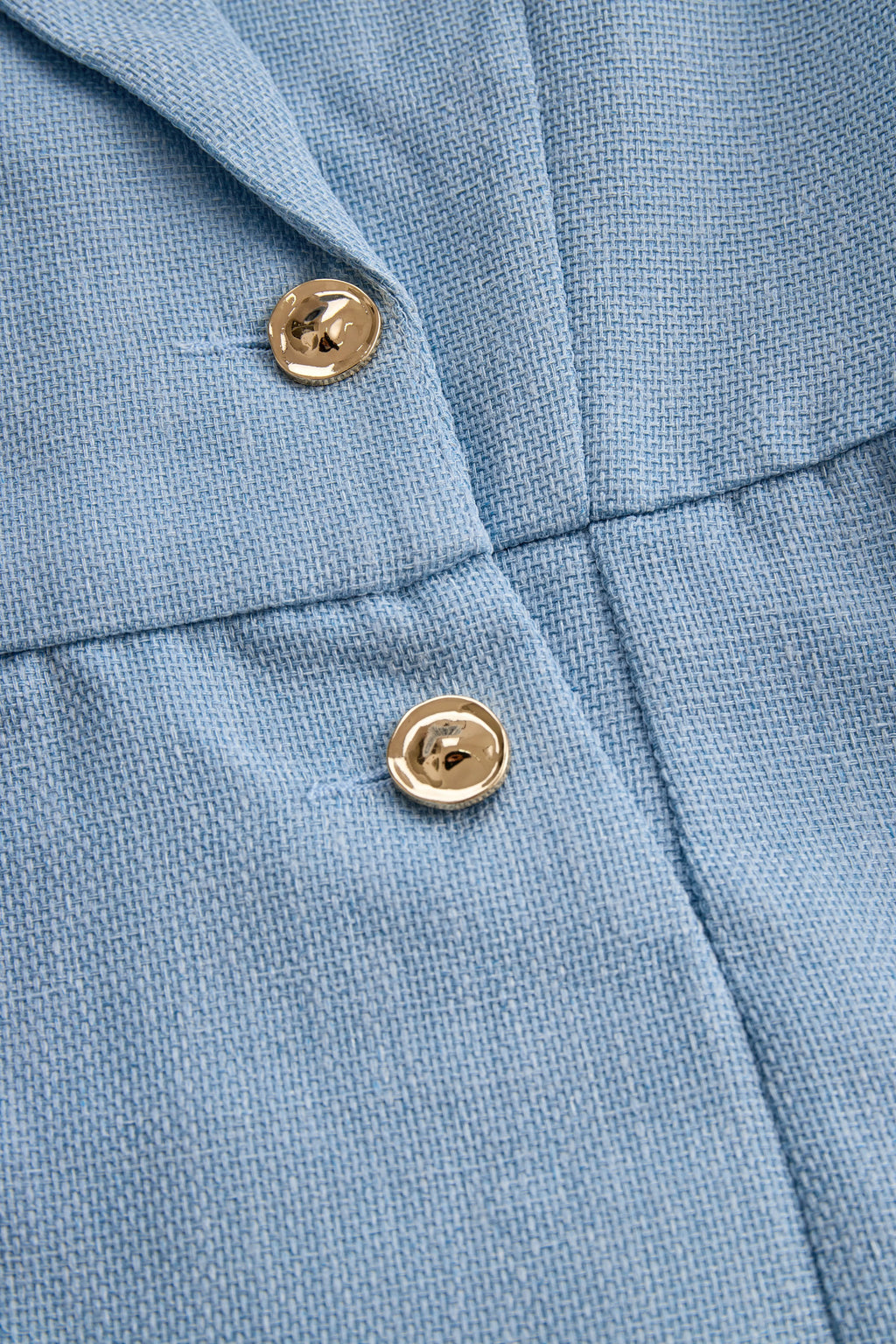 Sophisticated Sky Blue Blazer Dress