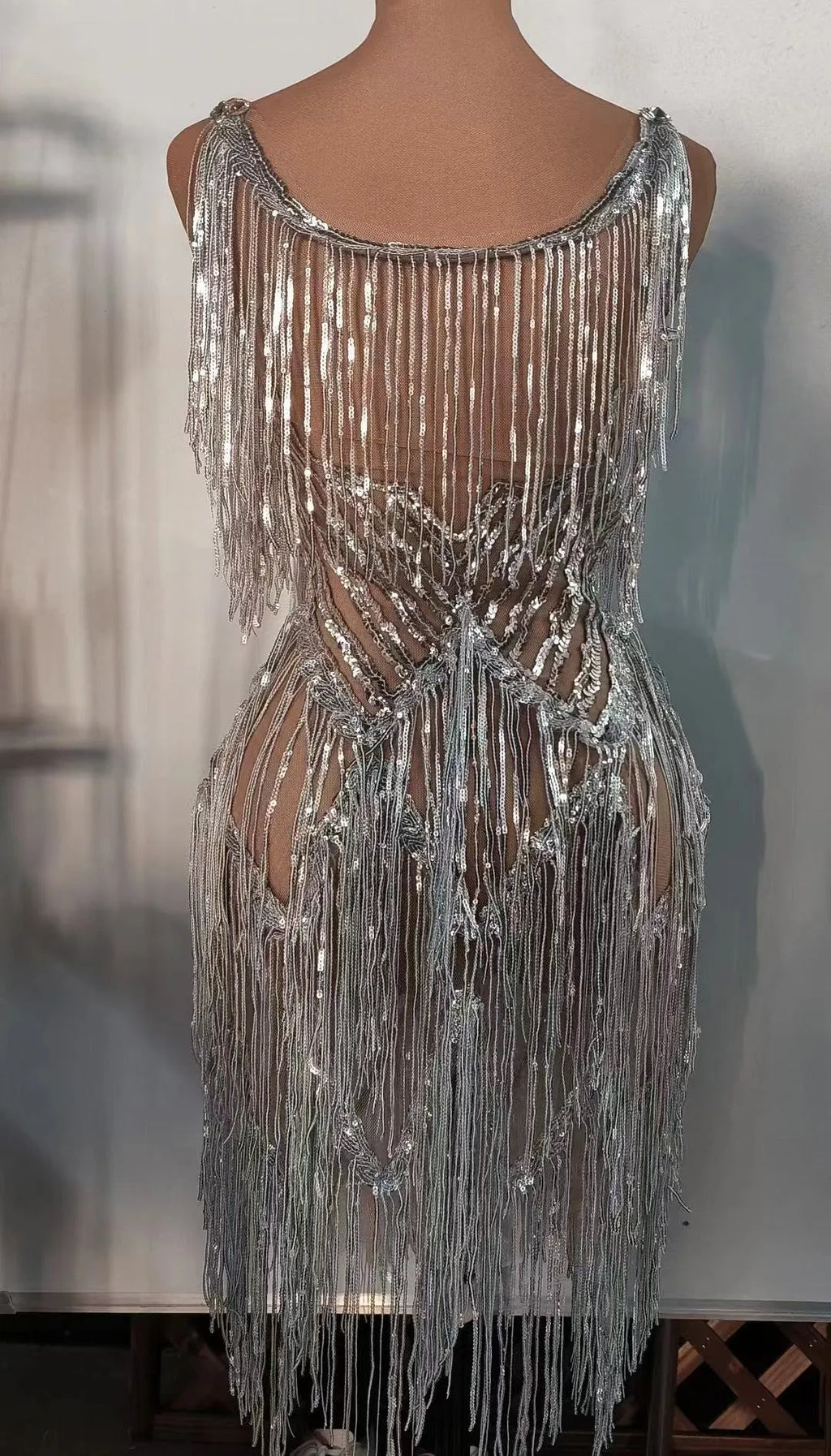 Tassel Fringe Mini Dress