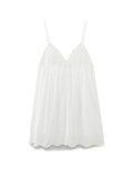 Amaris White Embroidered Cotton Mini Sundress – Strappy Summer Holiday Day Dress for Women