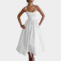 Spaghetti Strap Flowy Midi Dress