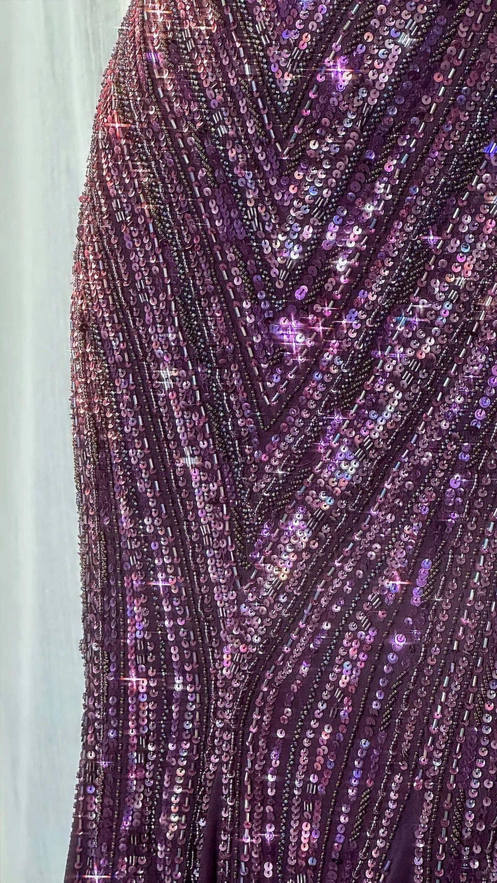 Purple Luxury Gorgeous Beading Fashion Elegant Long Prom dresses Evening Gown Party Dress
