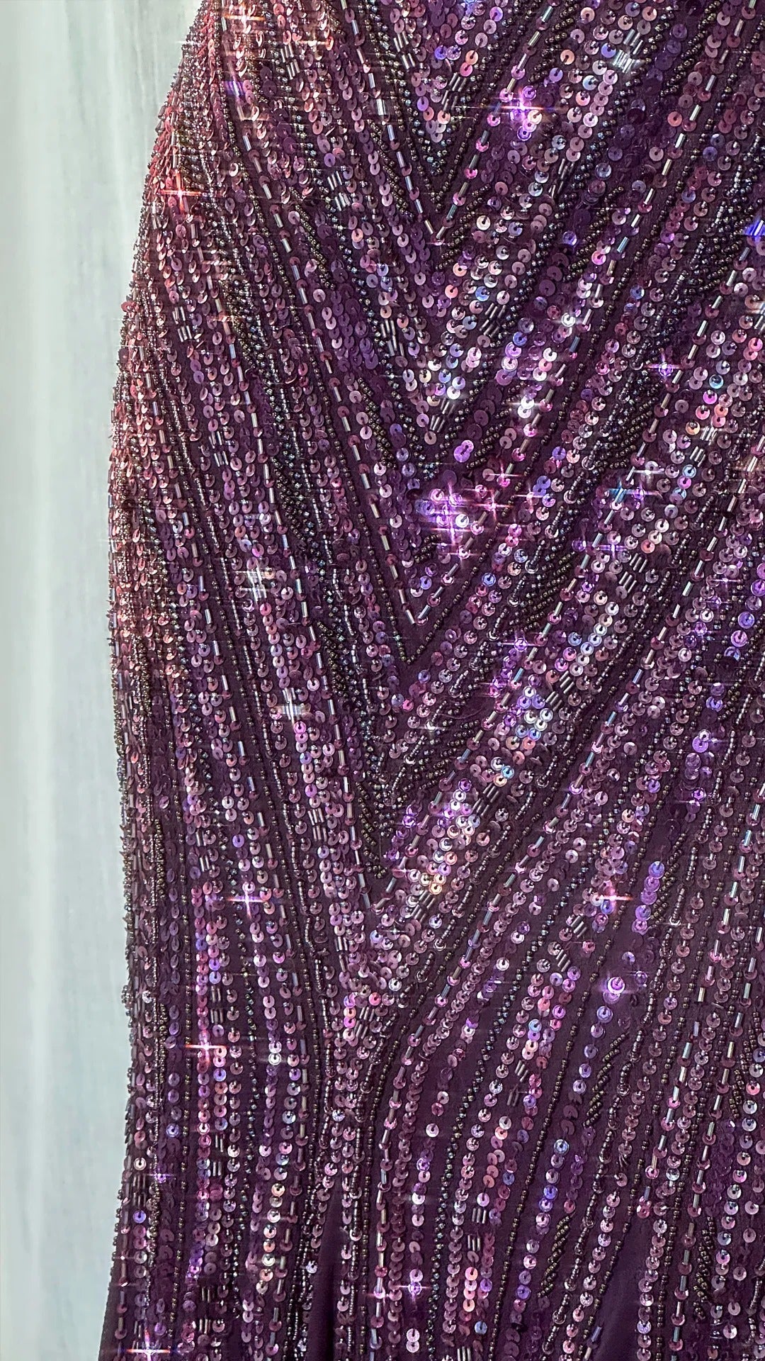 Purple Luxury Gorgeous Beading Fashion Elegant Long Prom dresses Evening Gown Party Dress