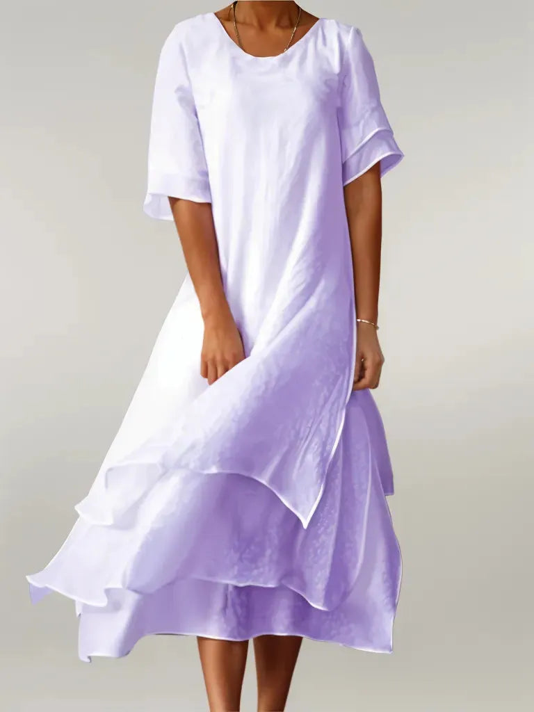 Maya Dress with Elegant Ruffles