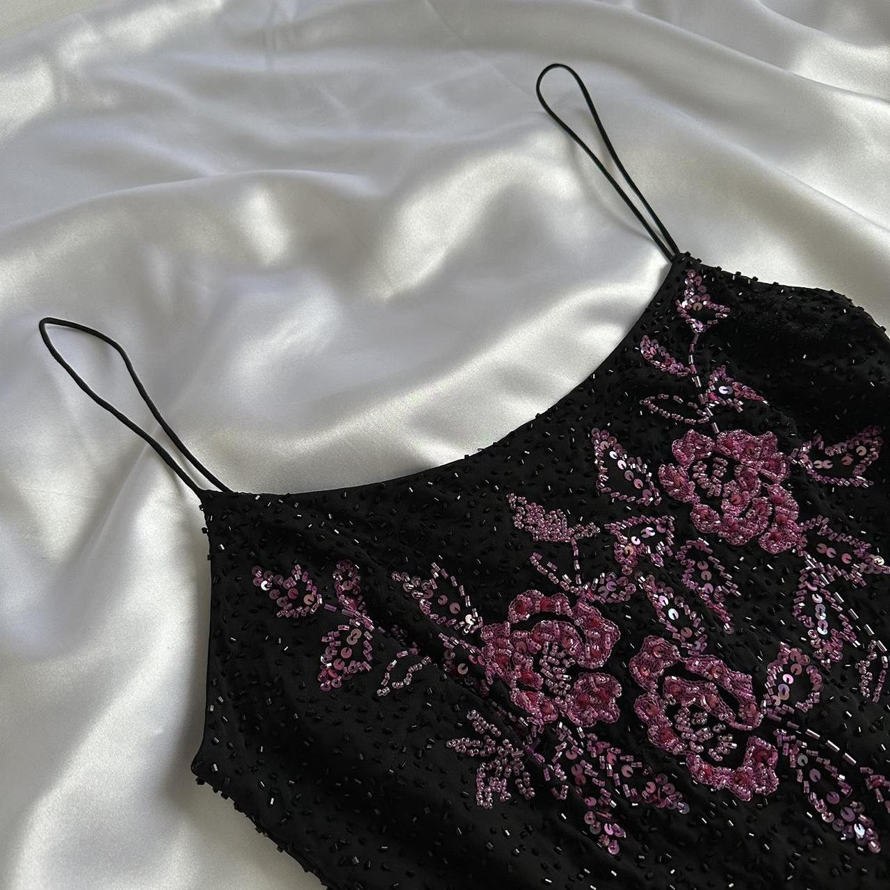 Women's Black and Pink Dress