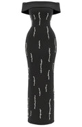 Bardot Crystal Maxi Dress Black