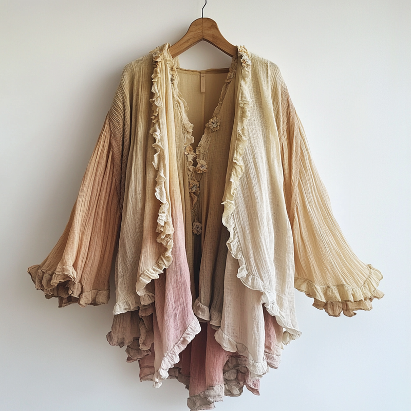 Ombre embroidered cardigan 54fe