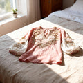 Boho Printed Blouse Vintage Floral Top