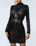 Elegant and Stylish Long Sleeve Mini Dress for Women