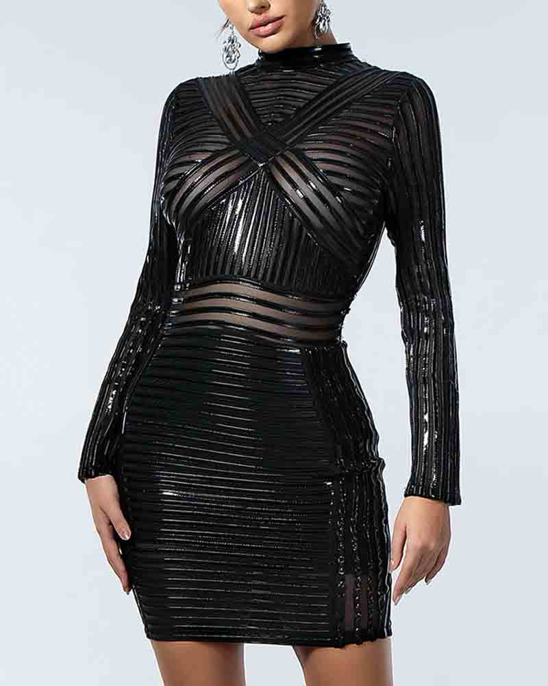 Elegant and Stylish Long Sleeve Mini Dress for Women