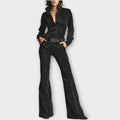 Velvet Luxe Flare Set