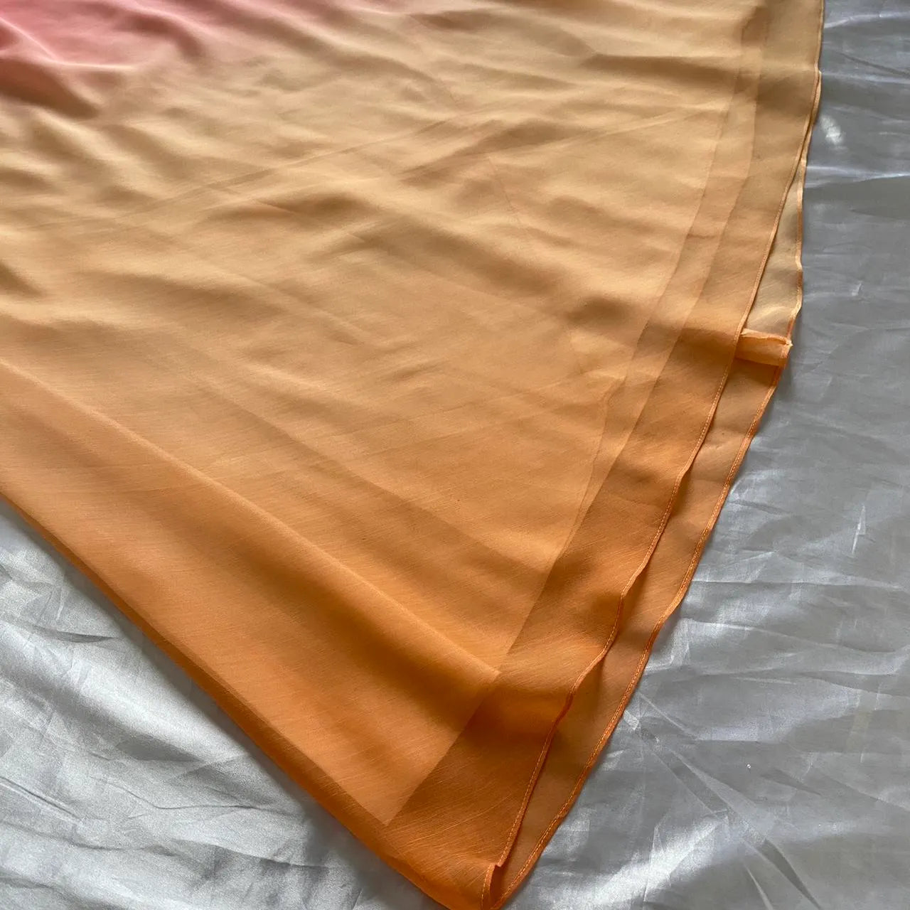 Women's Pink and Orange Dress