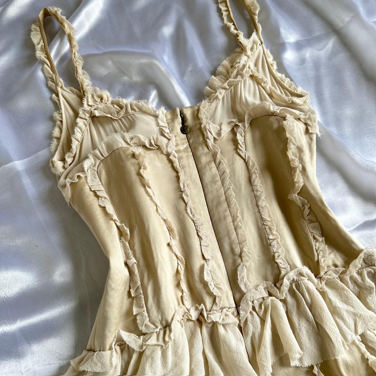 Roberto Cavalli Women's Cream Dress