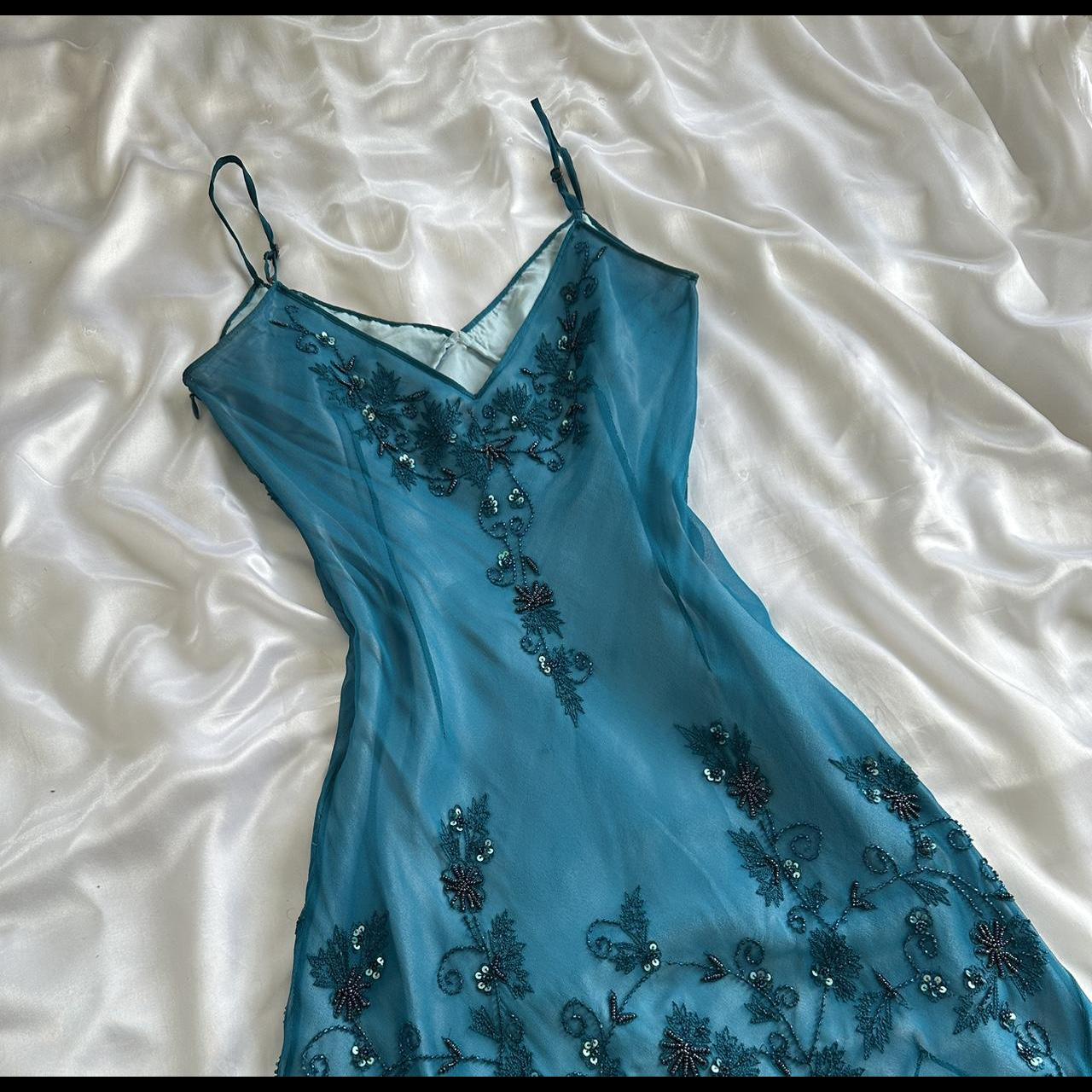 Adrianna Papell Women's Blue and Brown Dress