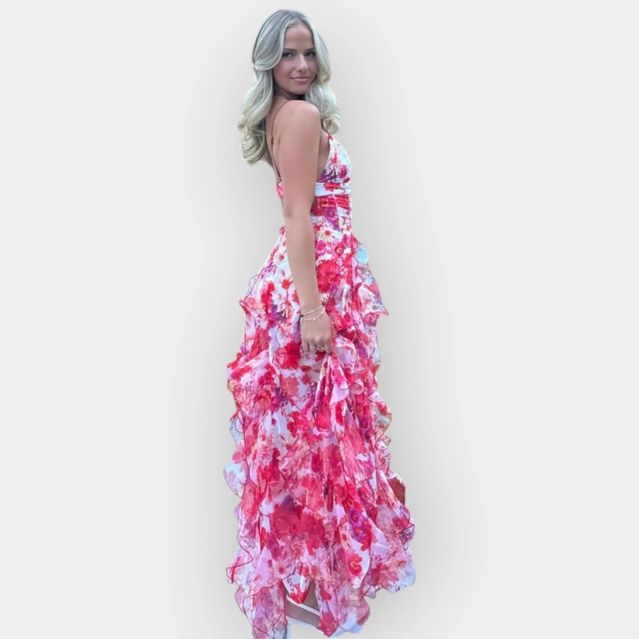Maxi Dress with Ruffled Details