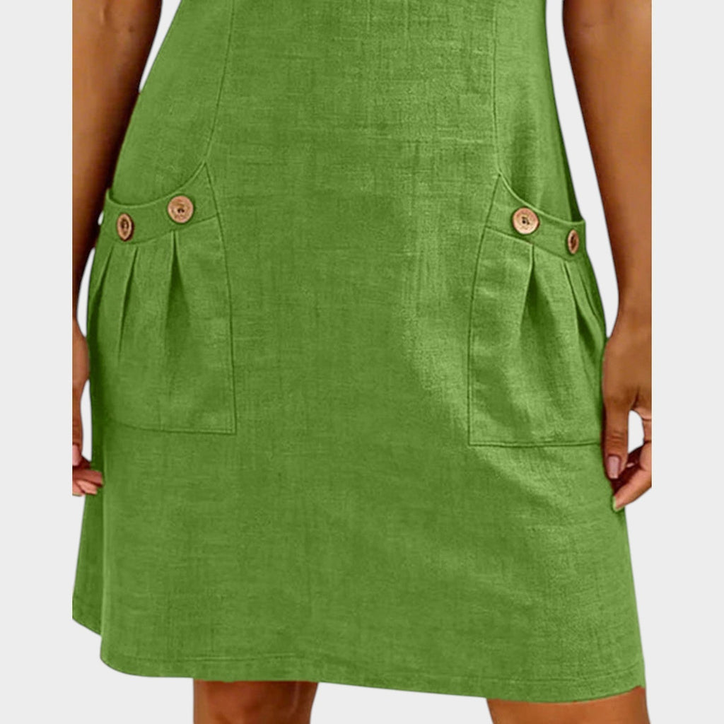 Everyday Zip-Front Mini Dress