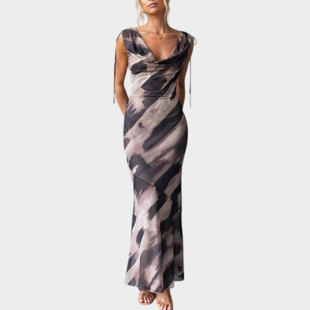 Sleeveless Fitted Maxi Dress