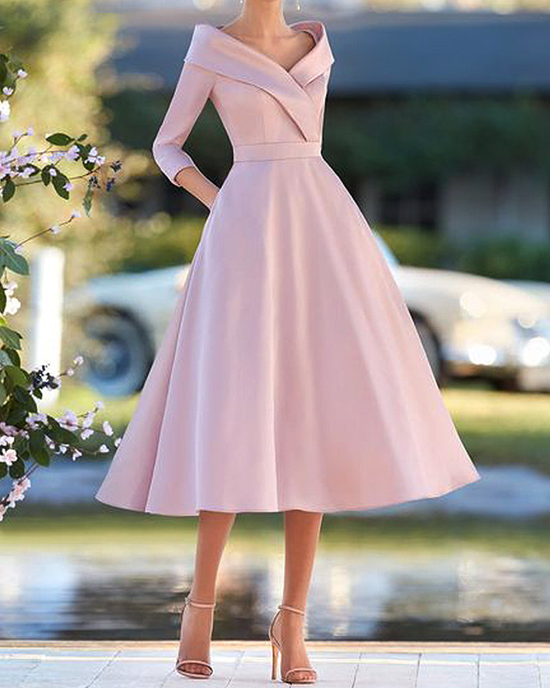 Women's  Celebrity style midi dress